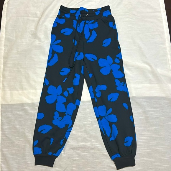 COPY - 🎯nwt future collective black & Blue floral jogger sweatpants - Picture 2 of 6